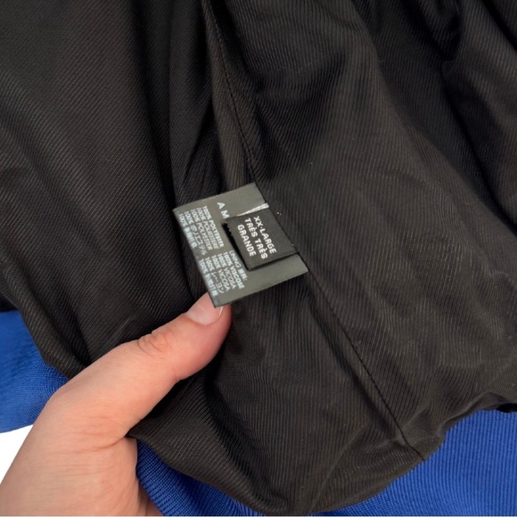 Amiri Men's XXL Piped Western Track Jacket Blue Full Zip Bomber Embroidered - Picture 11 of 12